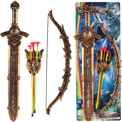 Large 2type Ancient Toy Creative Model Simulation Bow And Arrow ChildrenS Toys For Boys Birthday Gift For Kids One Picese