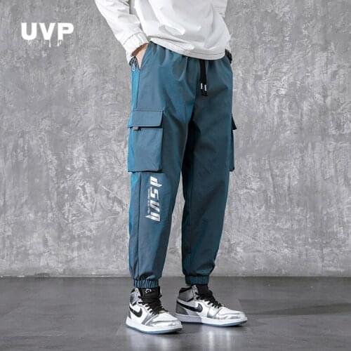 Streetwear Cargo Pants Hip Hop Sweatpants for Men Joggers 2020 Male Tracksuit Trousers Harajuku Elastic Pants Man Techwear