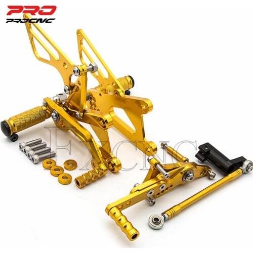 For TRIUMPH DAYTONA 675R 2011-2013 Adjustable Aluminum Motorcycle Rearset Footrest Footpeg Rear Set Footrest Foot Peg New