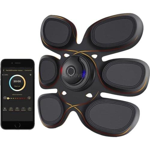 Electric Smart Abdominal Muscle Stimulator Shaping Machine Muscle Exerciser Slimming Fat Burning Exerciser Fitness Equipment