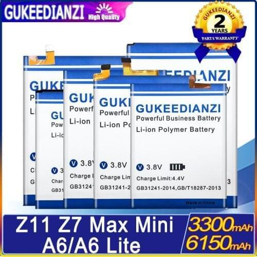 GUKEEDIANZI Batteries For Phones ZTE Blade A6 Max China