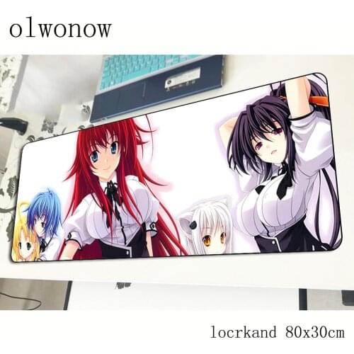 High school dxd pad mouse big computador gamer mouse pad 800x300x2mm padmouse High quality mousepad ergonomic office desk mats