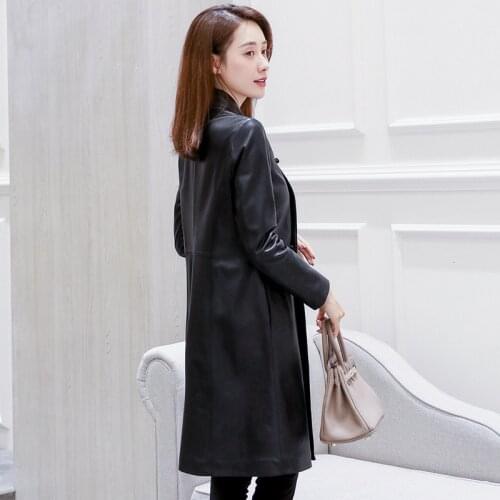 Genuine Sheepskin Real Leather Jacket Women Clothes 2020 Korean Vintage Windbreaker HQ18-ZJF8353A YY1013