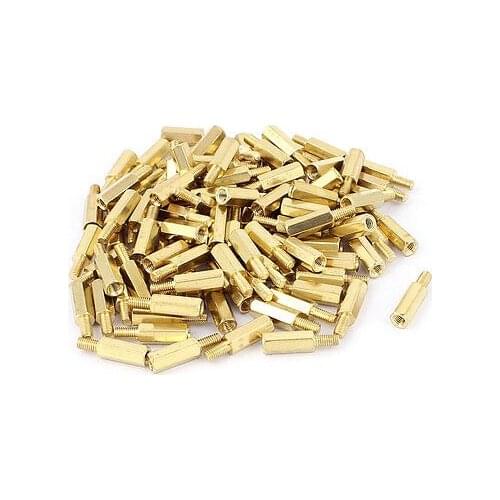 Metal M3 12+6mm Male Female Thread Hex Standoff Spacer Screws PCB Pillar 100pcs