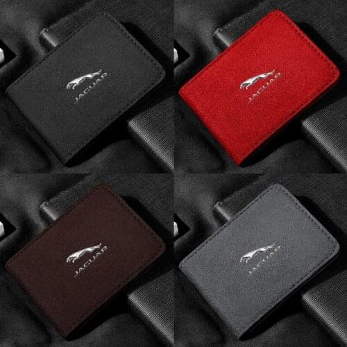 Fashion Fur Drivers License Set Motor Vehicle ID Card Holder Pack For Jaguar Multi-function Mens And Womens Travel Wallet