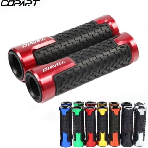 Motorcycle Accessories 7/8''22mm Handlebar Grip CNC Anti-Skid Handle Bar Motorbike Grips End For DUCATI Diavel Carbon XDiavel/S