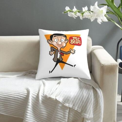 Mr. Bean pillowcase printed cushion cover sofa waist pillow pillow cover