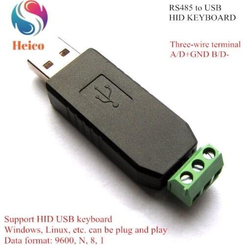 USB to TTL RS485 Serial Keyboard Protocol Converter Adapter Module Support HID Device USB Keyboard Windows for Arduino