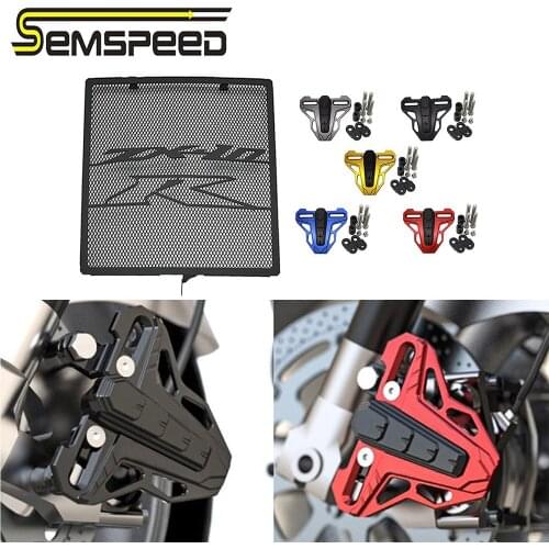 Radiator Guard Cover Grille Front Rear Disc Brake Pump Cover Guard Protector For Kawasaki Ninja ZX-10R ZX10R 2008-2018 2019 2020