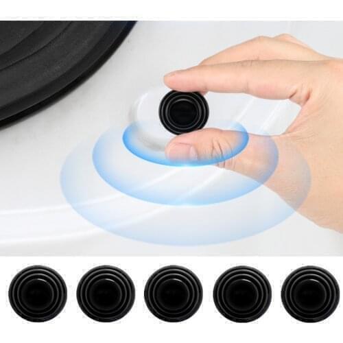 Self-Adhesive Rubber Bands Auto Door Hood Trunk Abnormal Noise Modified Cushion Pad Buffer Pier Damping Block Grommet Gasket