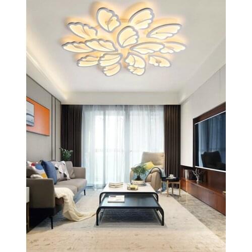 Led Ceiling Lamp Creative Hall New White Home Nordic Warm And Simple Study Dimming Living Room Modern Bedroom Lamp Model Room