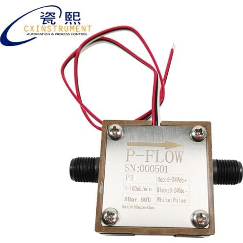 The10-1000ml/min flow range PPS plastic material Mini water flow meter