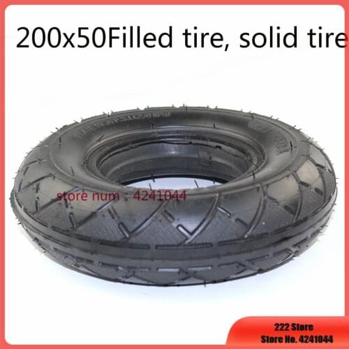 Solid Rear Tire Used with Brushless Motor 200X50 For Gas Scooter Electric Scooter Vehicle
