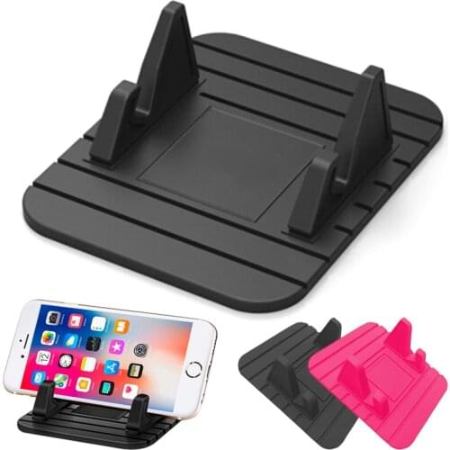 Universal Car Dashboard Non Slip Pad Phone GPS Holder Mat Anti-skid Soft Silicone Mat Car Accessories For Cellphone Smartphone