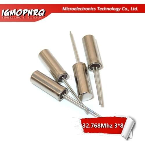 10PCS 32.768k 3*8 32.768 32.768Mhz 3x8 igMopnrq Quartz Crystal Resonator Passive Oscillator HC 49S New HC-49S