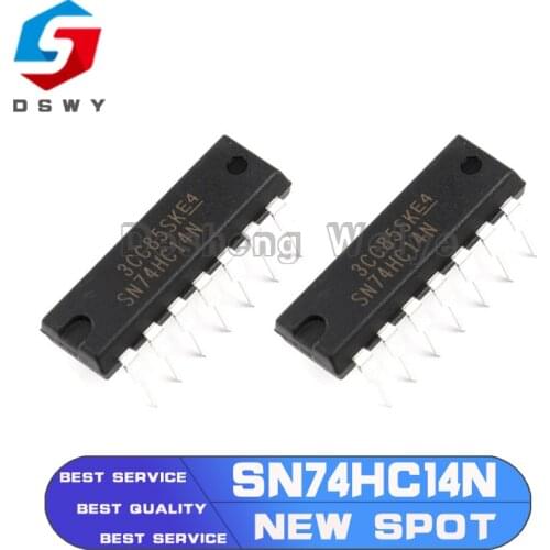 10PCS SN74HC14N DIP-14 SN74HC14 DIP 74HC14N DIP14 74HC14 New and Original IC