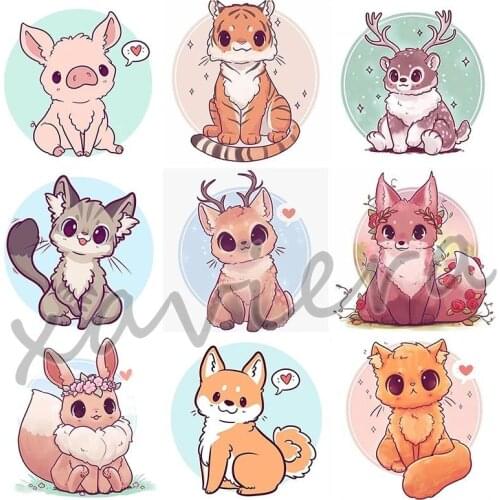 Xaviera Cartoon Animal Diamond Painting Cute Rabbit Pig Full Round Drill Embroidery Mosaic Rhinestone Cross Stitch Kits Kid Gift