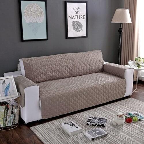 Pet Sofa Cover Couch Chair Throw Dog Kids Mat Reversible Washable Removable Armrest Slipcover Furniture Protector 1/2/3 Seat