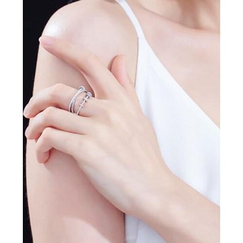 CHOZON Rings With Cubic Zirkonia For Women