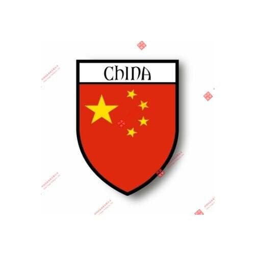 Ersonality Stickers Decal Souvenir Vinyl Car Shield City Flag World Crest China Car Decal Decoration Laptop