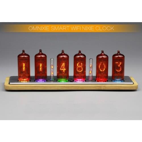 German-made ZM1080 glow clock clock, NTP network time calibration WIFI remote configuration, four languages ​​voice time