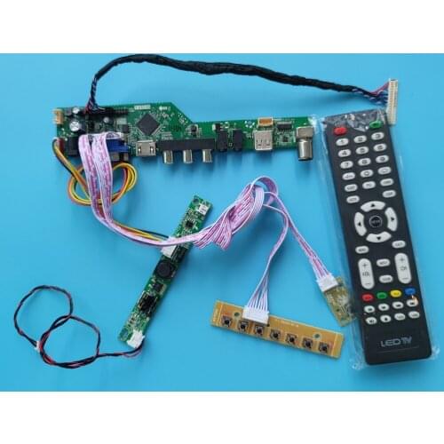 Kit for M220Z3/M220ZGE/MT200LW01/MT200LW02/MT220WW01 30Pin 1680*1050 60Hz controller board VGA AV USB WLDE monitor LVDS