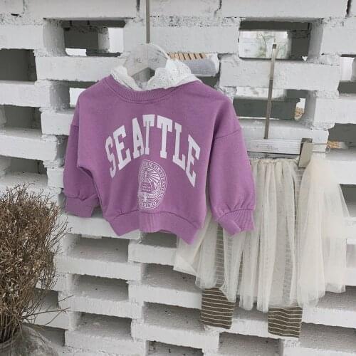 Toddler Girls Clothing Sets Casual Letter Print Long Sleeve Hooded Sweatshirt Mesh Culottes Stylish Clothes for Girls Kids Suits