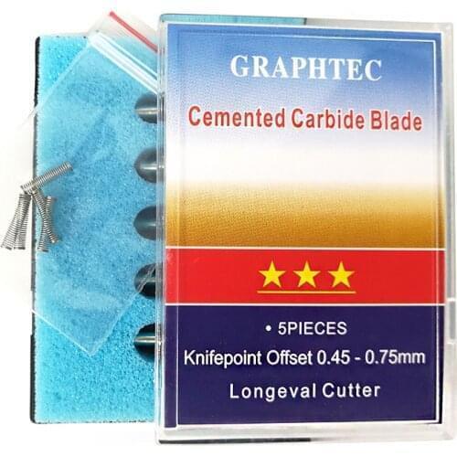 10Pcs Blades Vinyl Cutter Plotter Knife 30 Deg 45 Deg 60 Degree for Graphtec CB15 CB15U Silhouette Cameo