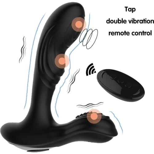 Powerful Vibrator Prostate Massager For Men Vibrating Male Anal Plug Stimulator Butt Silicone Sex Toys for Adults Anal Vibrator