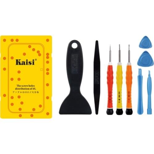 Kaisi 10 in 1 Hand Tool Precision Screwdriver Set for iPhone 4S Repair Opening Tools Kit