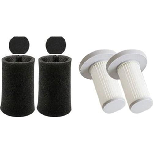 Handheld Vacuum Cleaner Hepa Filter Sponge Filter Kit for Xiaomi Deerma DX700 Vacuum Spare Parts Accessories-2 Set