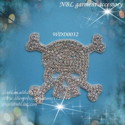 Rhinestone skull WDD0032