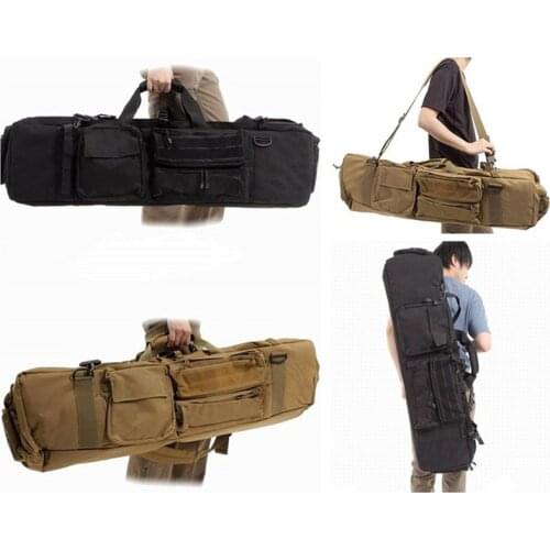 M249 Tactical Shotgun Bag Multi-purpose Gear Double Load Carrying Case Travel Shoulder Storage Pack Gun Protection Backpack 97cm