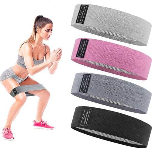 Workout Fitness Hip Loop Resistance Bands Anti-slip Squats Expander Strength Rubber Bands Yoga Gym Training Braided Elastic Band