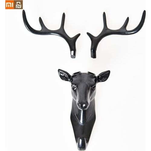 Xiaomi Youpin Antler Sticky Hook Wall Hanging Coat Hook Entrance Porch Wall Decoration key Holder Strong Paste No Need to Punch