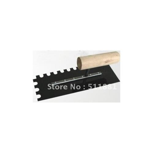 NCCTEC notched trowel 10mm x 10mm teeth Wooden Handled