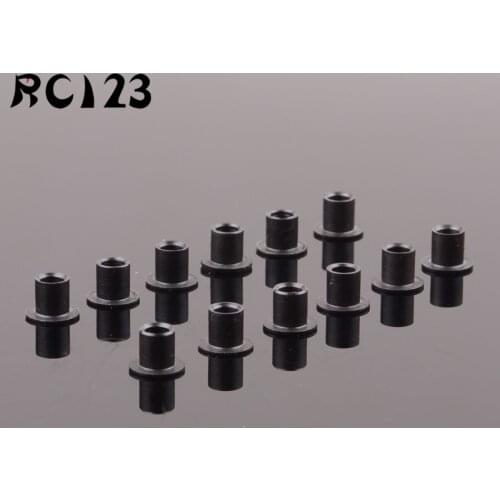 1:10 12Pcs 101227 Metal Black Steering Plate Bus Voor Rc Auto Hpi WR8 3.0 Bullet St Mt 3.0 Ken Block Flux Rally Nieuwe Enron