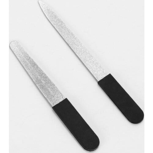 1Pcs Metal Double Sided Nail Files Edge Manicure Grooming DIY Pro Manicure Pedicure Tool High Quality Nail Files