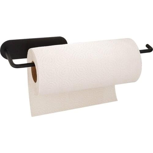 ABSF Adhesive Paper Towel Holder Stainless Steel Kitchen Tissue Towel Holder Wall Mounted Paper Towel Holder Under Kitchen