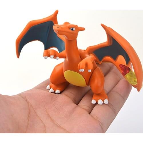 Anime Figure Joints Movable Charizard Action Figure Toy Pokemones Finger Toy Charizard Model Decoration Birthday Gifts for Kids