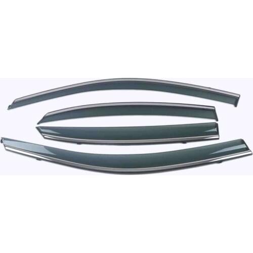 Car Styling 4 Pieces Rain Guards Side Window Visor Cover Trim For Ford Taurus 2010-2019