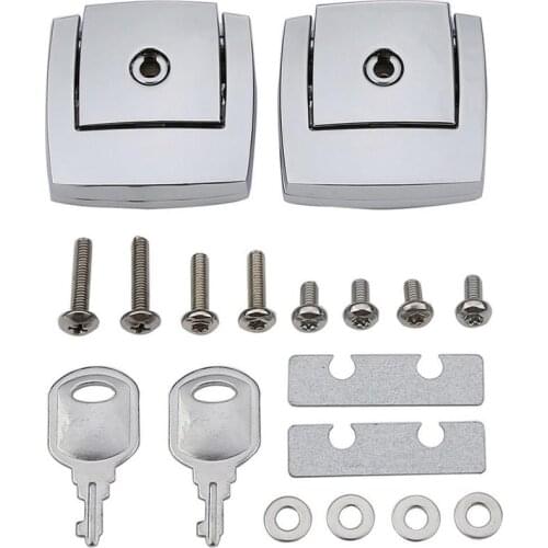 Motorcycle Razor Chopped King Pack Latches Kit For Harley Tour Pak Touring Road King Electra Glide Street Glide 1988-2013