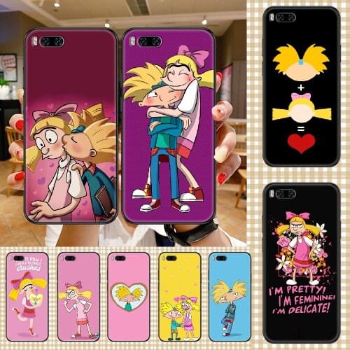 Hey Cartoon arnold Phone case For Xiaomi Mi Max Note 3 A2 A3 8 9 9T 10 Lite Pro Ultra black pretty shell soft prime art