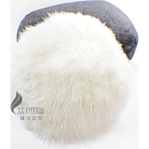 CX-D-76 New Style Mongolian Lamb Fur Seat Cushion Cover ~ DROP SHIPPING