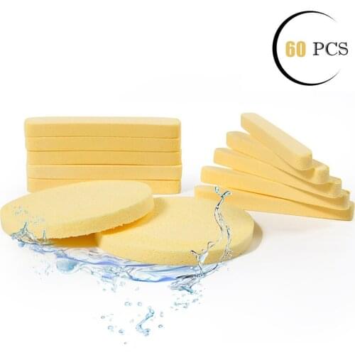 Facial Sponge Compressed PVA Professional Makeup Remover Washing Face Sponges Exfoliating Cleansing Spa Pads Clean Puff