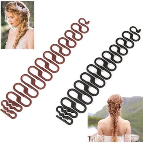 Multi-style Hair Styling Clip Stick Bun Braid Tool Women Centipede Braiding Roller Hook With Magic Twist Maker Hair Accessories