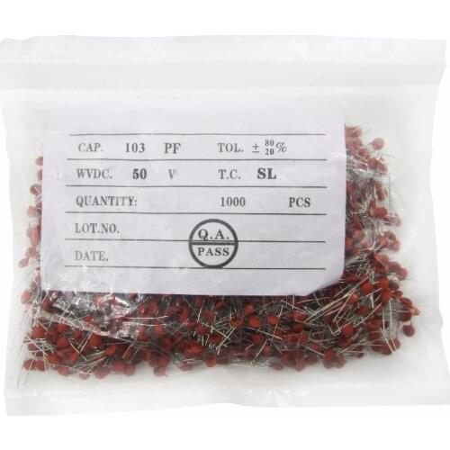 100PCS Ceramic Capacitor 50V 103 10nF 0.01uf C