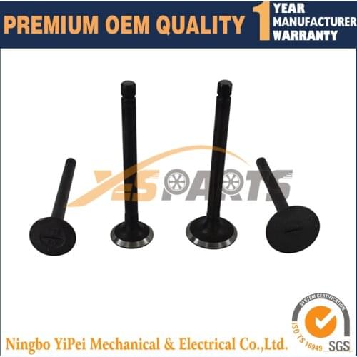 Valve Set for KUBOTA Z750 - Intake x 2 + Exhaust x 2