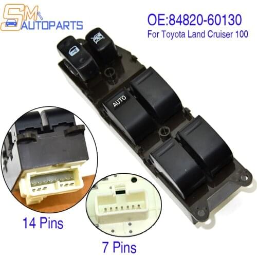 84820-60130 New Power Window Master Switch For Toyota Land Cruiser 100 1FZFE 2UZFE 84820 60130 8482060130