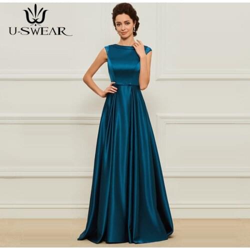 Mother of The Bride Dress O-neck Lace Capped Sleeve A-Line Wedding Party Dress Mother of The Groom Gown Vestido Mae Da Noiva